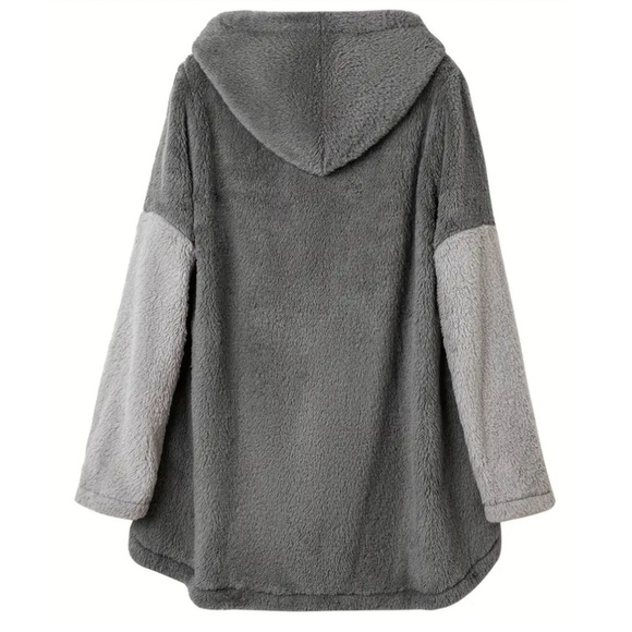 Teddy Bear Gray Hoodie - Picture 2 of 12